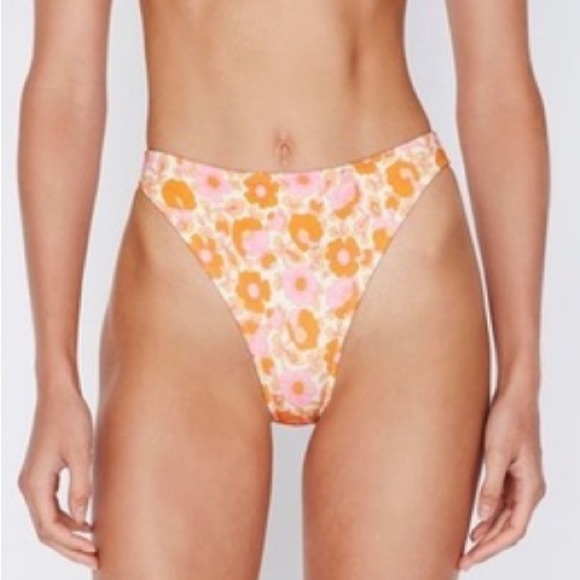 Triangl Neon Pop High Cut Swimsuit Bathing Suit Bikini Bottoms - Picture 2 of 6